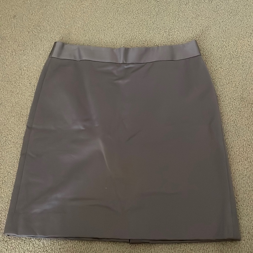 Silver JCrew Pencil Skirt
